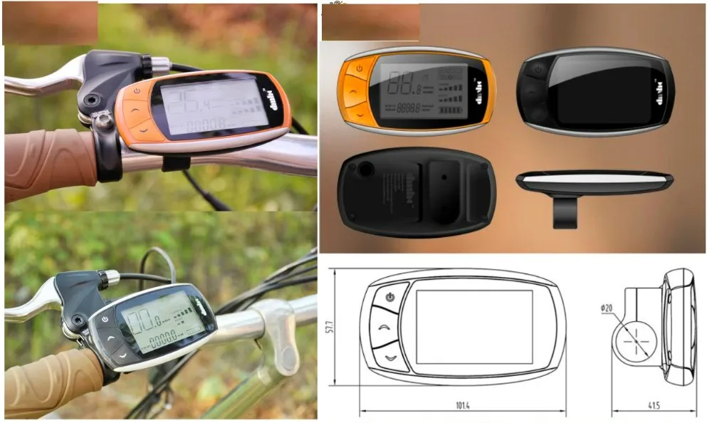 36v48v350w250w controller and LCD digital display intelligent control panel electric font b scooter b font parts