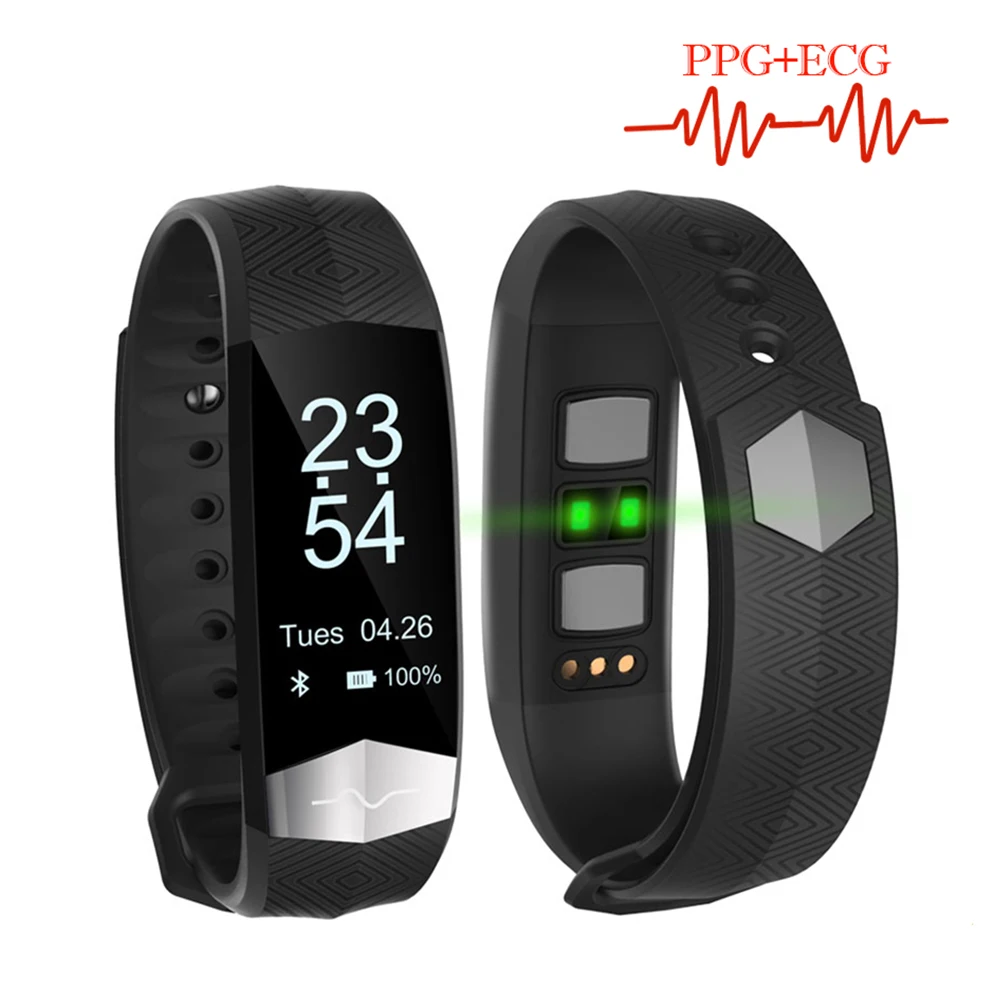 

ZUCOOR Smart Bracelet ECG PPG Blood Pressure Heart Rate Smartband Pulse Monitor CD01 Wristband Pedometer Fitness Watch For Women