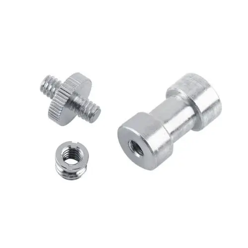 

Studio 1/4" 3/8" Tripod Screw Adapter to Light Stand Camera Holder Mount
