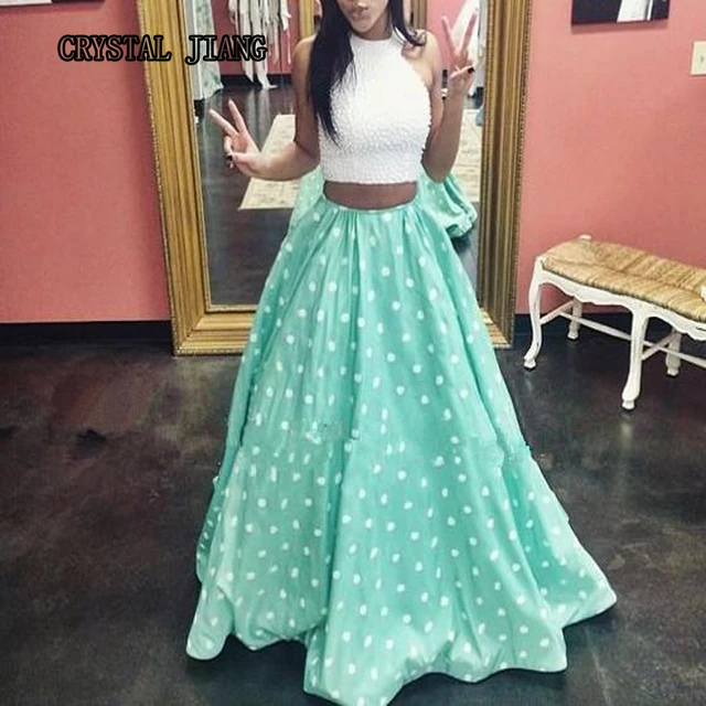 Polka Dot Prom Dress