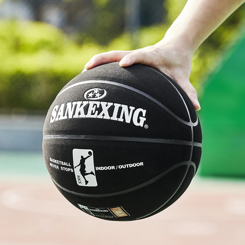 

Brand High Quality Size 7 Sport Leather Basketball Ball Training Indoor Outdoor shooting Basketball With Inflating Ball Needle