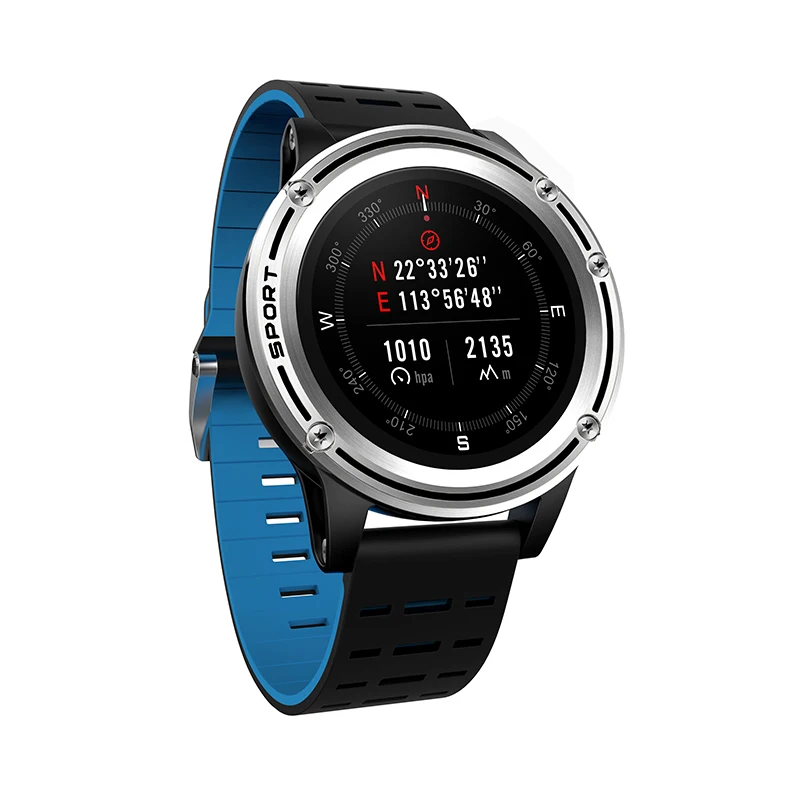 Наручные часы NewS1 с GPS водонепроницаемые IP68 пульсометр шагомер Bluetooth amoled экран