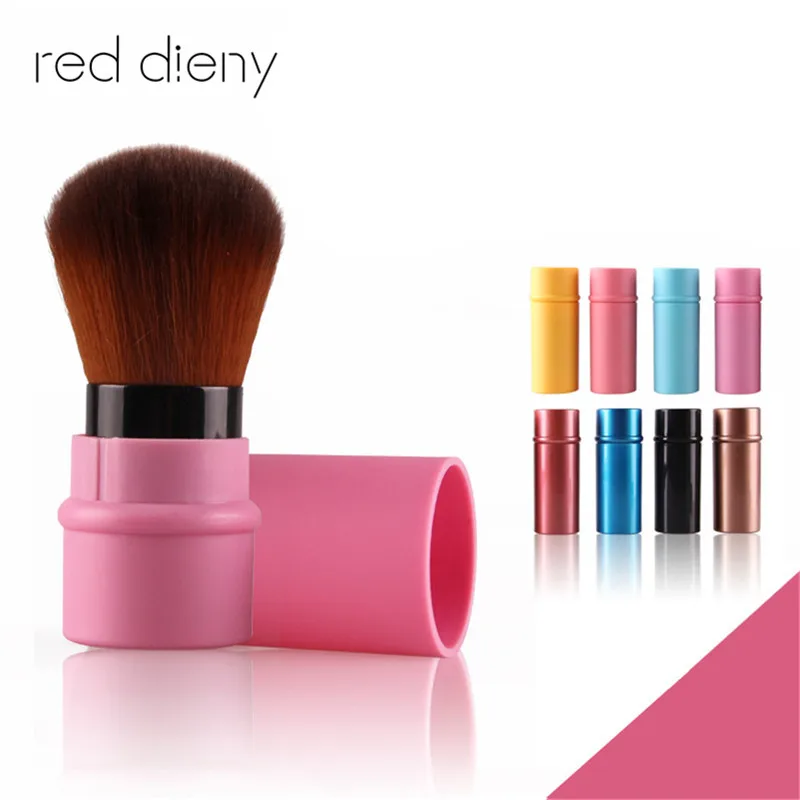 

1pc Mini Portable Makeup Brush Retractable Blush Brush Foundation Powder Blush Brushing Brushes Beauty Cosmetic Tools