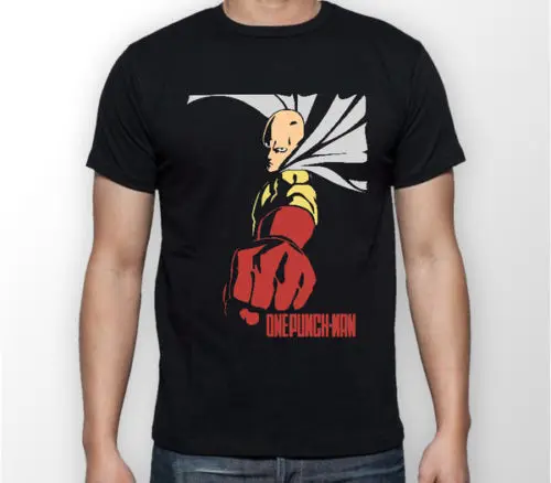 Мужская футболка в стиле аниме One Punch Man Saitama Ready for Battle унисекс все размеры Новое