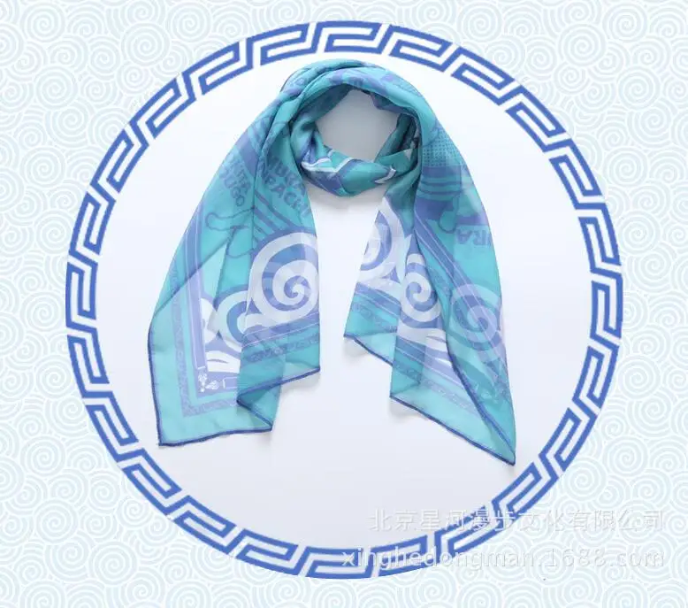 

Anime GINTAMA cosplay Sakata Gintoki Cartoon Beach sunscreen shawl Scarf Halloween Daily anime scarf