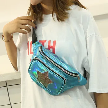

belt bag Wild Cool Star Pockets Lightweight Shoulder Women belts Bag Waist bag Fashion Waterproof Chest Handbag Unisex