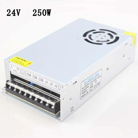 

Lighting Transformers AC110V-220V to DC24V 10.4A 250W Switch Power Supply led power use for led strip lights Led Lamp