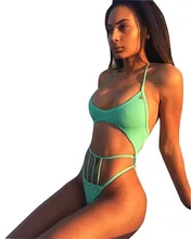 

CVSEA 2018 New Swimwear Women Black Monikini Bikini Women Beach wear Hollow Out Bathing Suit Sexy Push up Swimwear