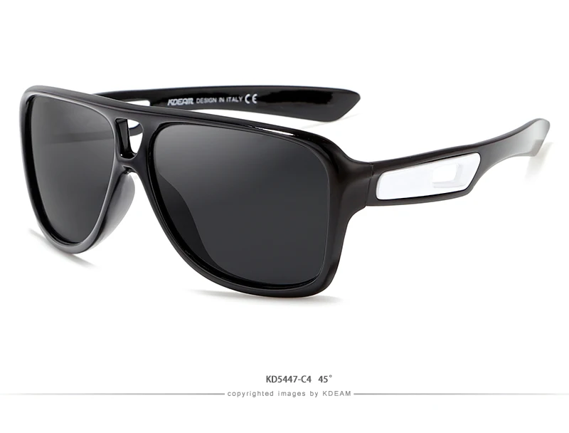 KDEAM бренд велосипедные солнцезащитные очки поляризованные квадратные мужские спортивные солнцезащитные очки lentes de sol устойчивый к