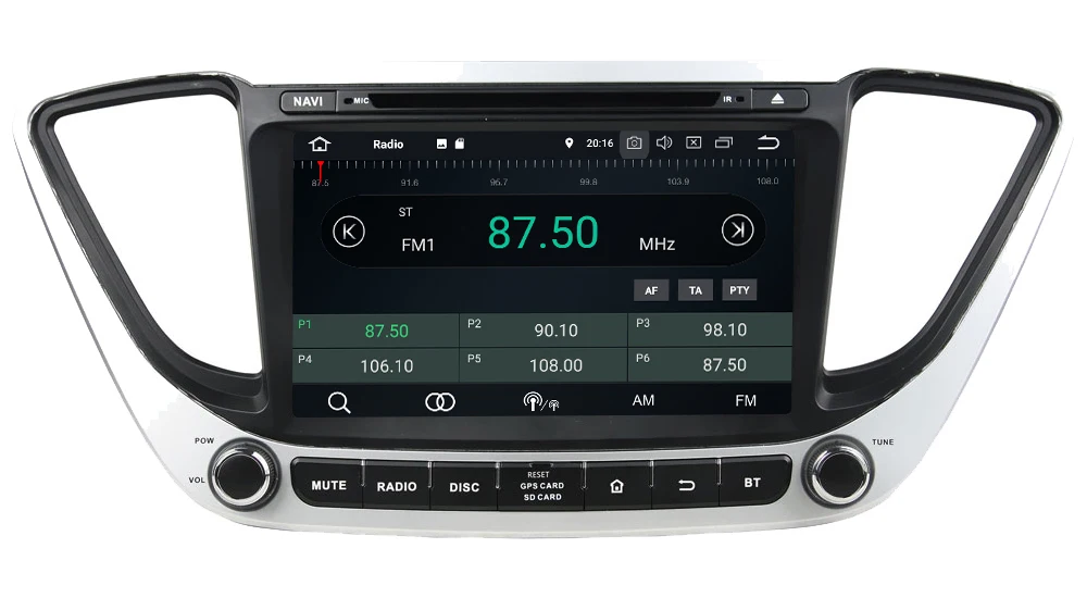 Discount 8" Octa Core 4G WIFI Android 8.1 4GB RAM 64GB ROM RDS Car DVD Multimedia Player Radio Stereo For Hyundai Verna Solaris 2017 2018 2