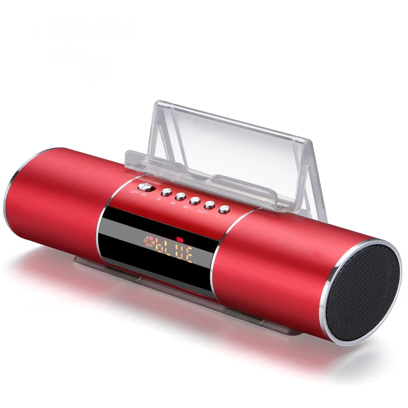 Современные цифровые часы fm радио Bluetooth колонка портативные электронные функция