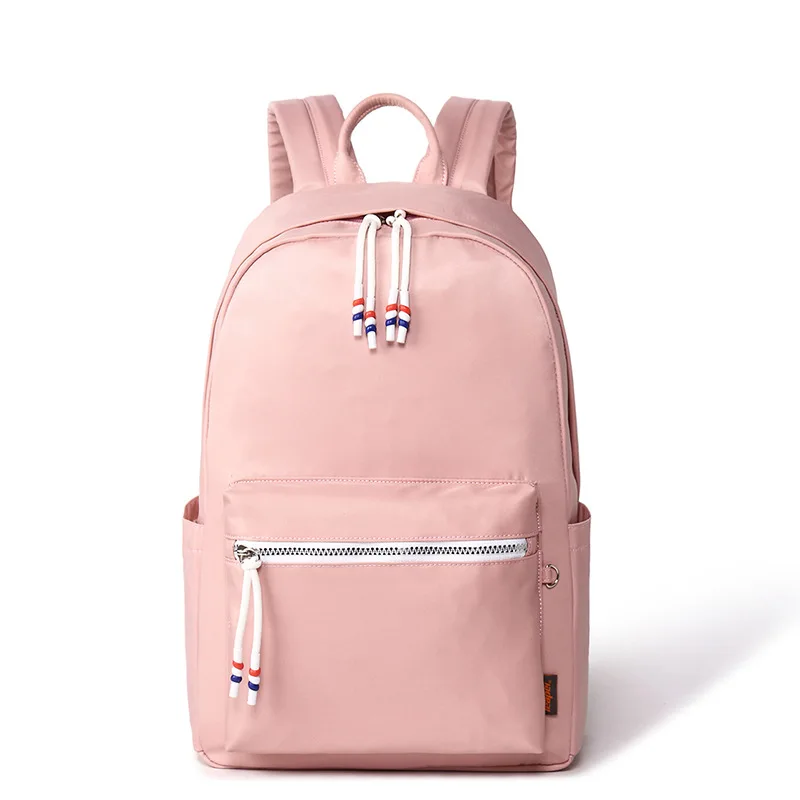 Winmax женский нейлоновый водонепроницаемый рюкзак корейский консервативный стиль Ulzzang Наплечная Школьная Сумка Для Подростка Сумка для книг большой розовый рюкзак - Цвет: Розовый