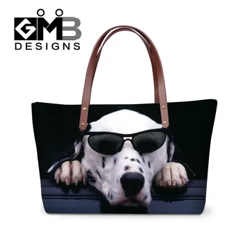 

Dispalang Dog Printing Woman Handbags Casual Women Bag Animal Luxury Brand Shoulder Bag Ladies Hand Bags Large Shopping Bag