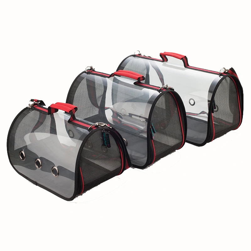 Outdoor Dog Cat Travel Bag Portable Pet Travel Dog Carriers Handbag Bag Travel Puppy Carrying Backpack Transparent Shoulder Bags8