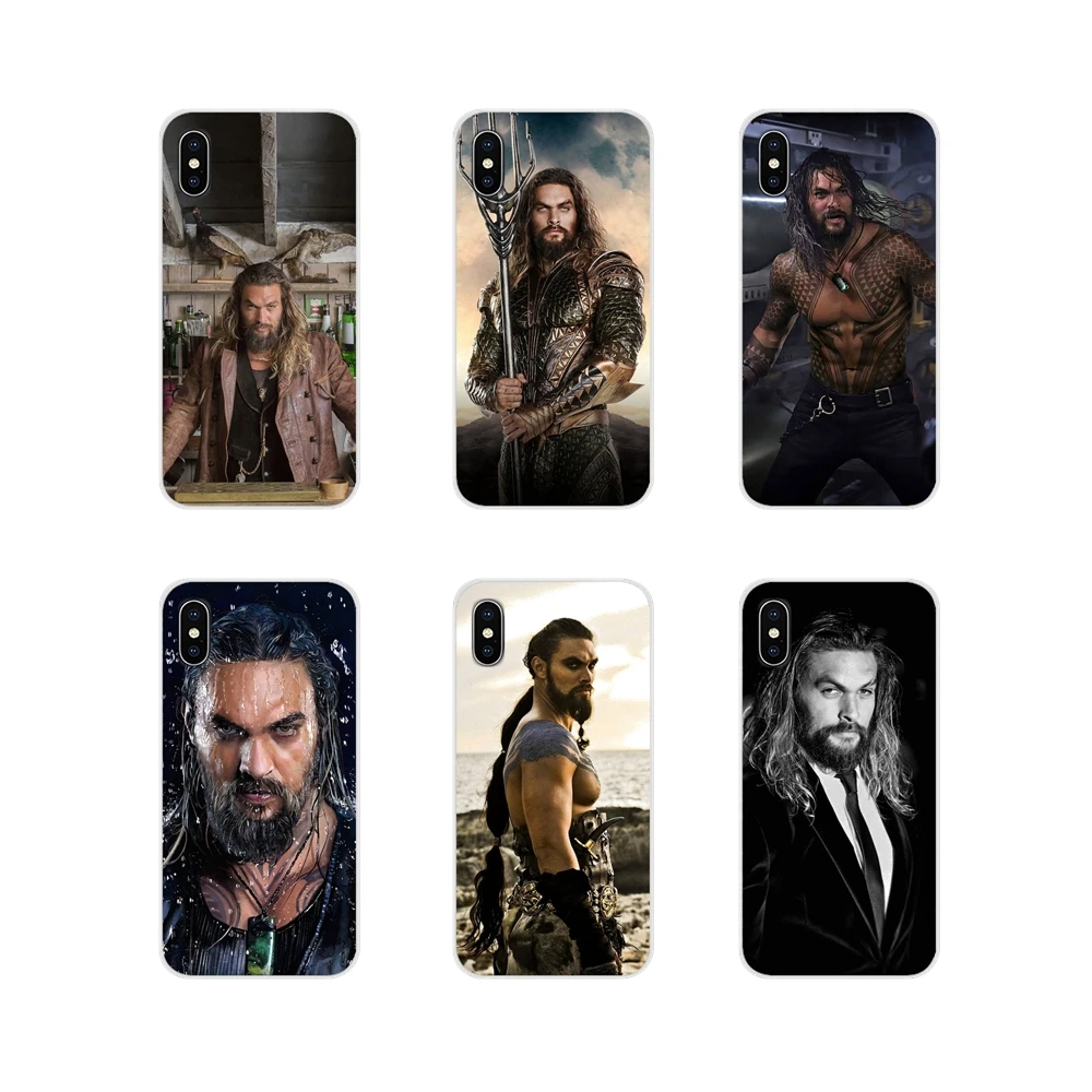 

Handsome Man Jason Momoa For Samsung Galaxy S4 S5 MINI S6 S7 edge S8 S9 S10 Plus Note 3 4 5 8 9 Accessories Phone Shell Covers