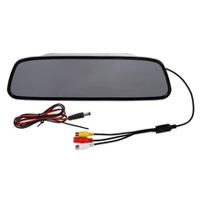 5″ 5 Inch Digital Color TFT LCD Car Rearview Mirror Reverse Monitor for Camera DVD VCR