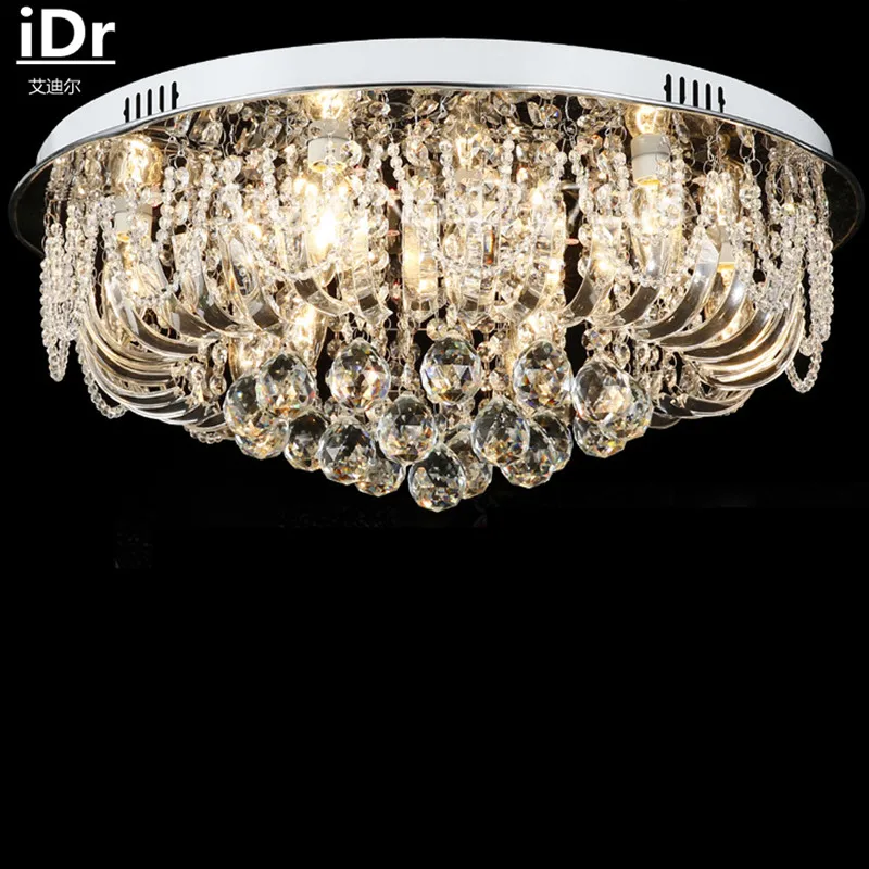 Modern Round Luxury Lamp Led Crystal Light Bedroom Living Modern Round Luxury Lamp Led Crystal