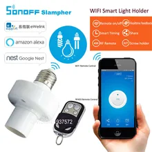 Itead Sonoff Slampher E27 WiFi light Bulbs Holder 433MHz RF Wireless Light Holder For Smart Home