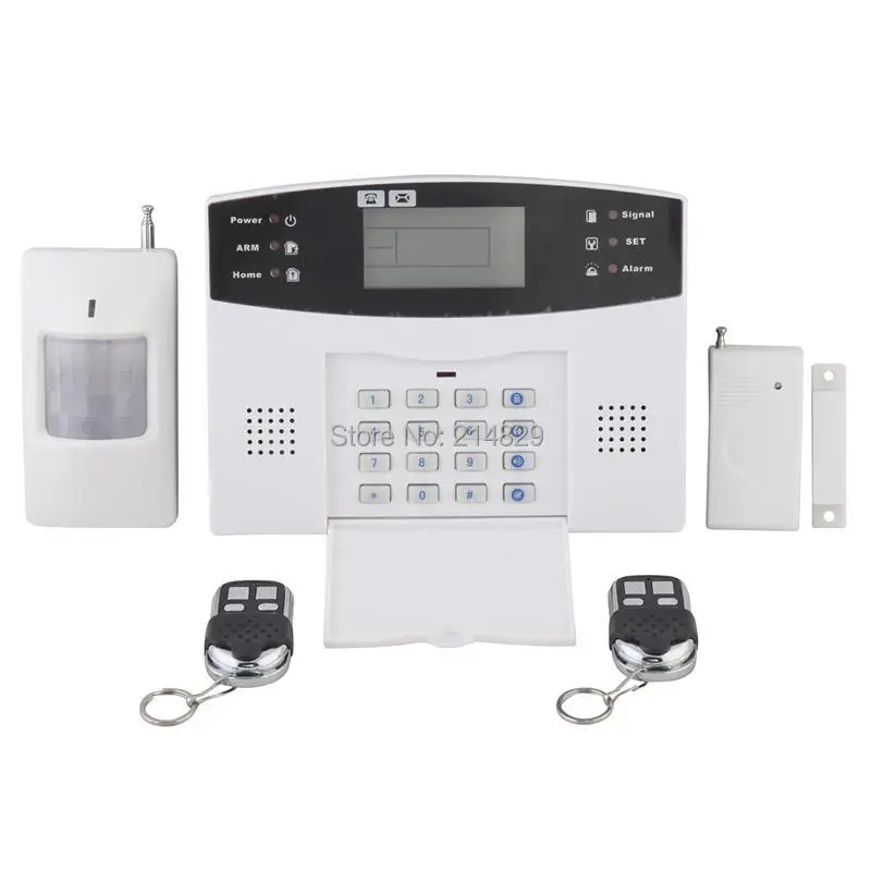 

Wireless LCD GSM SMS Home Security Burglar House Alarm System Auto Dialer