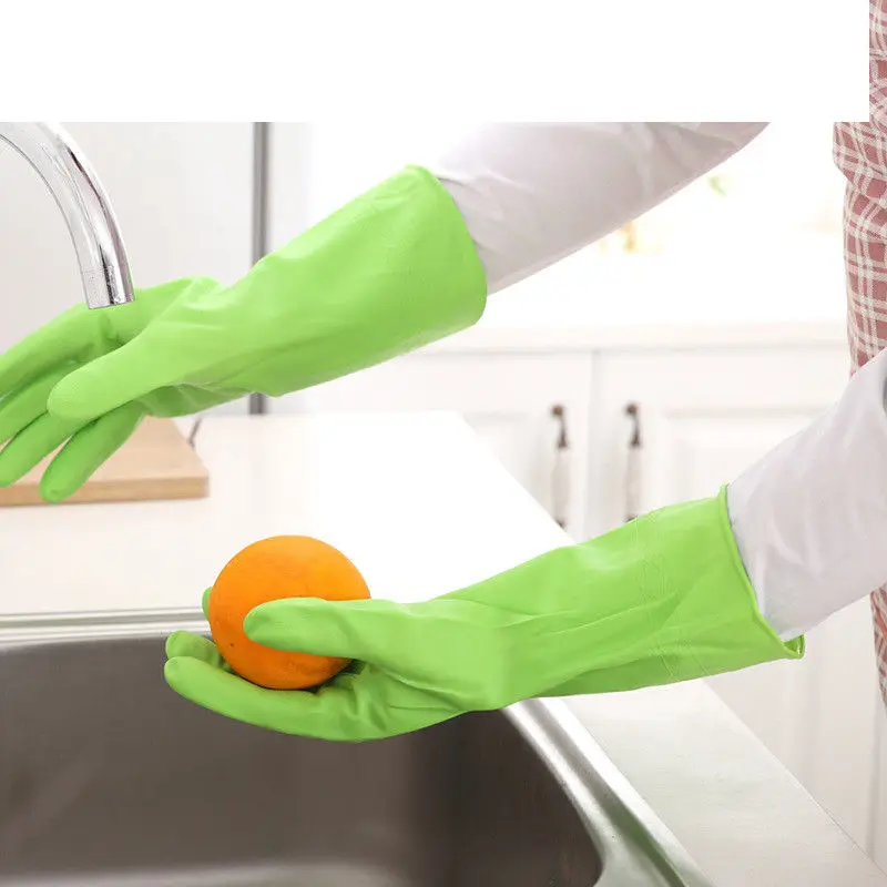 2 шт резиновые латексные перчатки для мытья посуды, длинные перчатки для дома, кухни