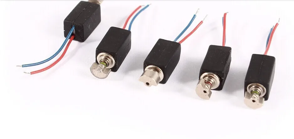 Free shipping 80pcs Mini pager Vibrating Vibrator Micro mobile Motor 4mm x 8mm Vibration Pager Motor diameter 4mm