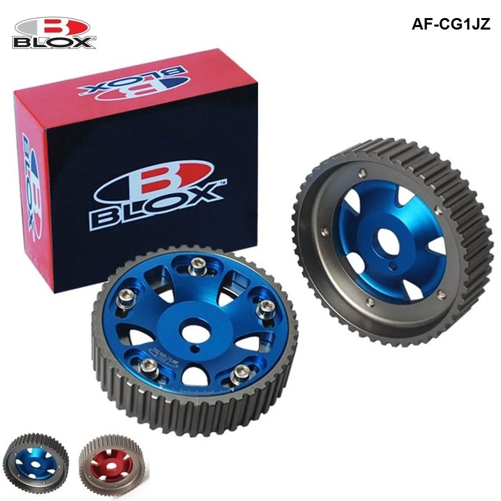 

2Pcs Blox Adjustable Cam Gears Timing Gear pulley kit For TOYOTA Supra 1JZ 2JZ,TE AF-CG1JZ