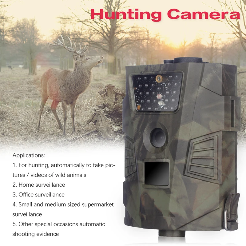 HT 001B Trail Camera 12MP 1080P 850nm светодиодный охотничий фотоаппарат с ночным видением