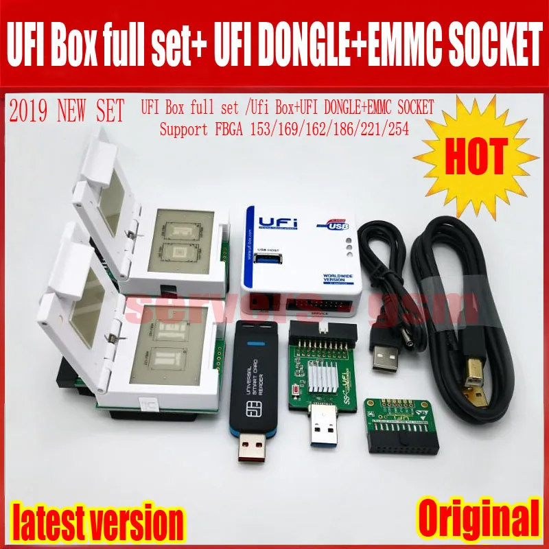 UFi Box Всемирная версия 2020 новое обновление EMMC инструмент обслуживания чтение