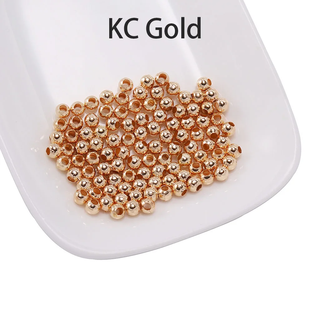 Cuentas Metales 6 Mm Para Joyería Artesanal