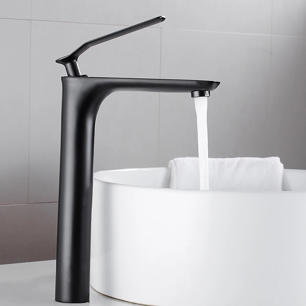 

bathroom faucet mixer basin taps sink waterfall wash basin tap brass chrome vessel hot and cold water basin taps white