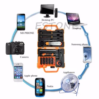 

45In1 Screwdriver Repair Opening Tools Set Kit Pry for Pad Mobile Phone High Quality