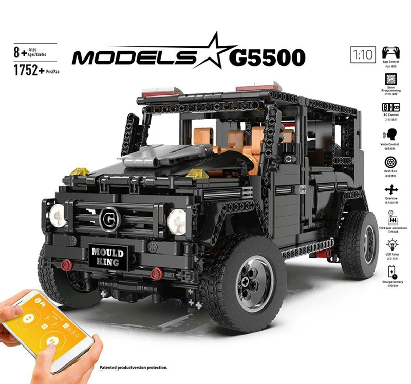 

App Technic SUV G500 AWD Wagon RC Motors Car Sets Building Blocks MOC 2425 Bricks Educational Toys For Children Kids Gifts