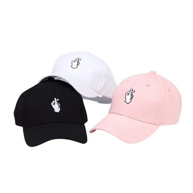 Love Gestures Finger Embroider Golf Baseball Cap men women snapback hat Heart Love Sun Truck Hat