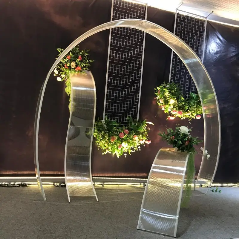 

NIce Wedding props arch freely curved arch for background decoration background screen stands