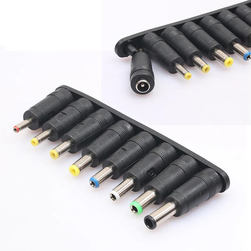 8Pcs/lot Universal DC Power Adapter Plug Charger Tips Head For PC Laptop Charger Adapter Tip