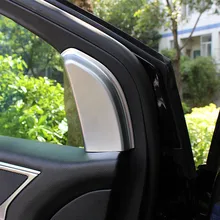 WELKINRY автомобильный чехол для Ford Edge Endura ABS хром колонна Передняя внутренняя треугольная шапка отделка