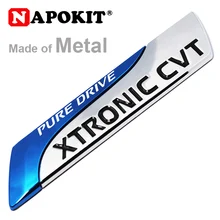 Для Nissan Metal Pure Drive XTRONIC CVT Nismo Эмблема значок хвост наклейка Qashqai X-Trail Juke Teana Tiida Sunny Note автомобильный Стайлинг
