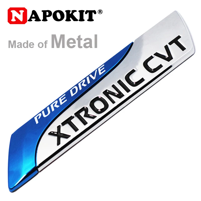 Для Nissan Metal Pure Drive XTRONIC CVT Nismo Эмблема значок хвост наклейка Qashqai X Trail Juke Teana Tiida Sunny Note