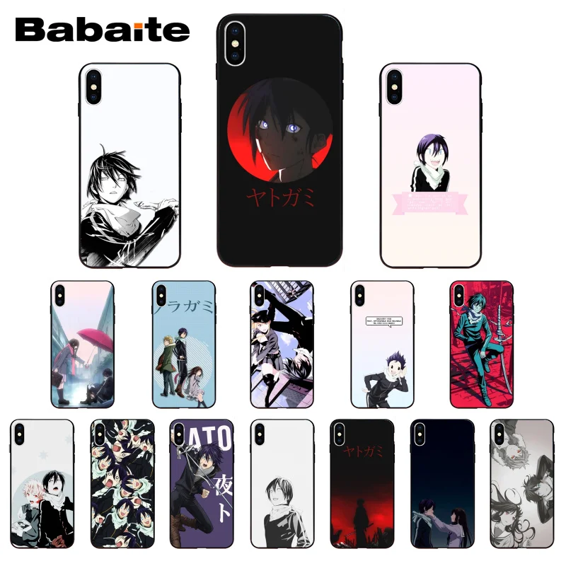 

Babaite Noragami yato Anime Pattern TPU Soft Phone Case for iPhone X Xs Xr XsMax 10 7 8plus 6 6s 5 5s SE 5c11 11pro 11promax