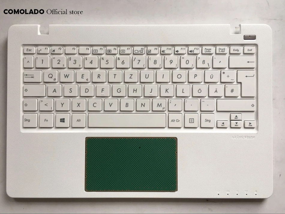 

GR German Keyboard for ASUS X200 F200 F200CA X200M X200C X200CA R202 R202C White keyboard with palmrest top case GR Layout