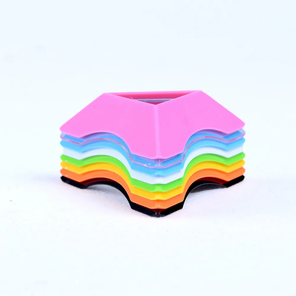Pizies 1 шт. 7,5 см смешной треугольник Универсальный разноцветный волшебный куб база держатель рамка стенд башня аксессуары