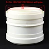 160 to 180mm PVC Duct pipe connector with check valve function, check valve for smoke exhaust ventilator anti smoke, smell ► Photo 1/5