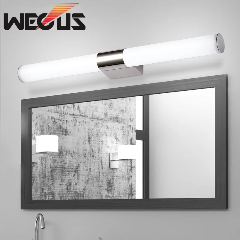 40 cm minimalista led bagno di luce specchio lampada da parete camera da letto makeup illuminazione