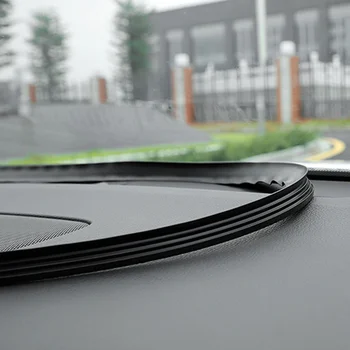

1.6 m U-shaped rubber sound insulator car windshield edge gap sticker for Jaguar Land Rover Range Rover/Evoque/Freelander/Disco