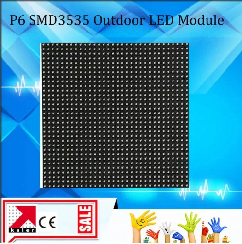 Уличная Светодиодная панель kaler p6 3535SMD водонепроницаемая светодиодная rgb 192X192 32X32