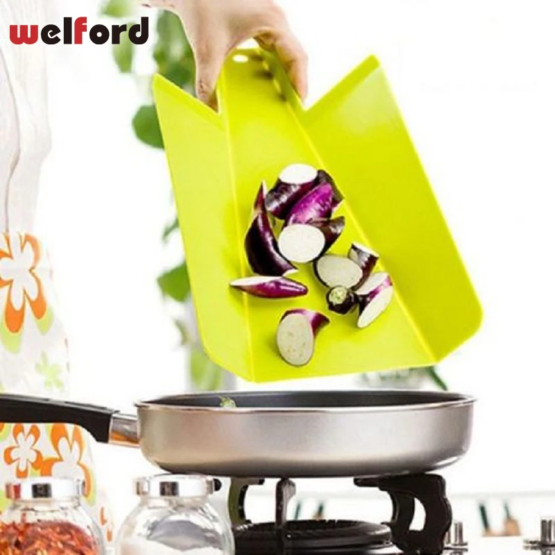

Environmental Folding Plastic Chopping Blocks Non-slip Chopping Cutting Board Portable Kitchen Flexible Camping Cooking Mat
