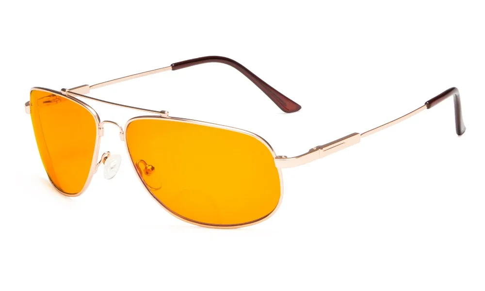 DSSG1803 Eyekepper Memory Frame синие блокирующие очки для сна-Ночные очки-Специальные Оранжевые тонированные бифокальные очки для чтения