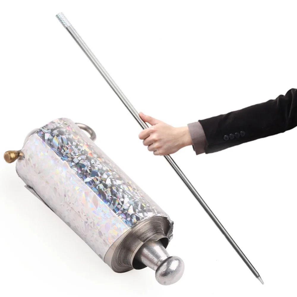 Buy METAL APPEARING CANE SILVER MAGIC TRICKS CLOSE UP