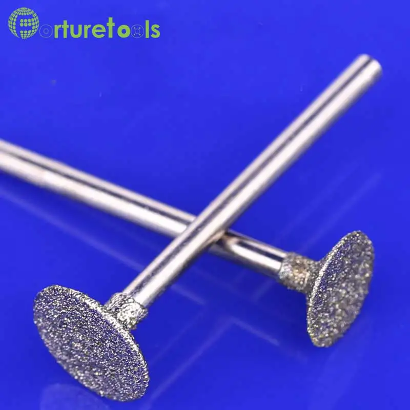 50pcs diamond mounted point dremel rotary tool mounted wheels Head dia 0.5~16mm Shank dia 2.35&3mm head type H TZ48