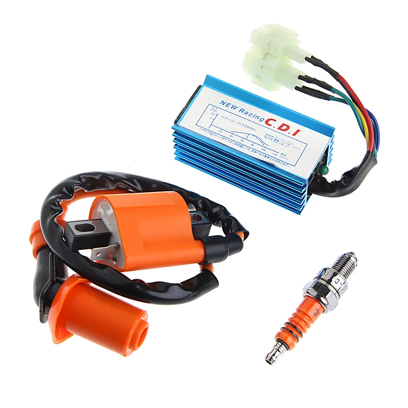 

Racing Ignition Coil Spark Plug Cdi For Gy6 Scooter 150cc 125cc 50cc ATV G6KC